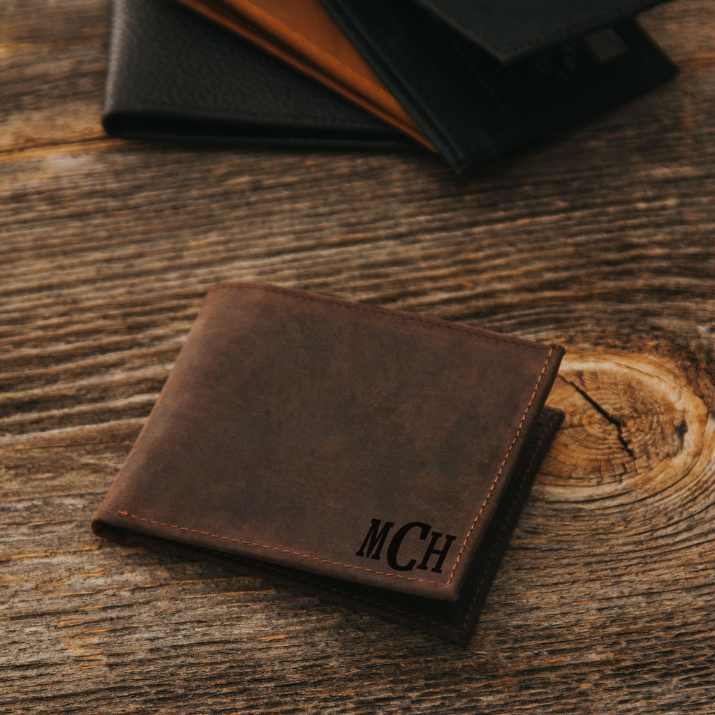 Brown leather wallet