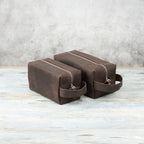Brown leather Toiletry Bag