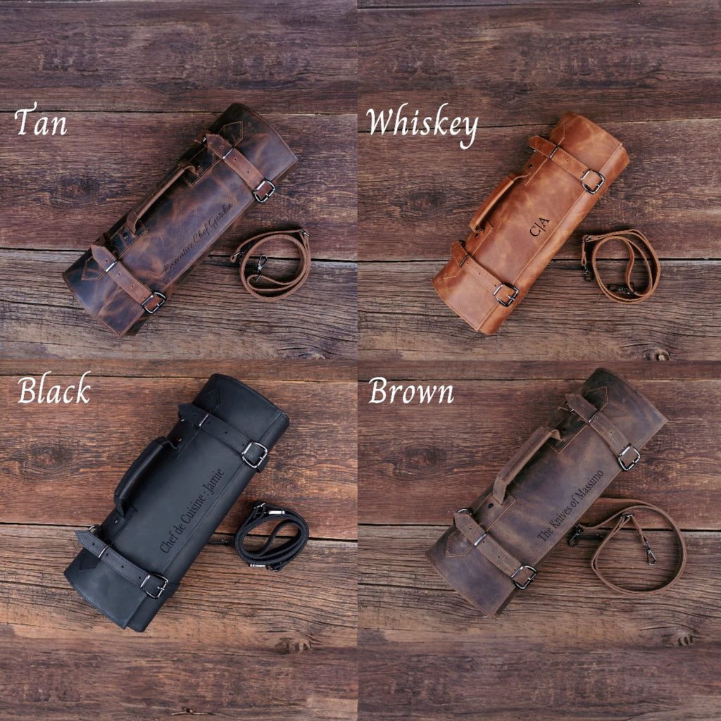Leather Chef Knife Rolls