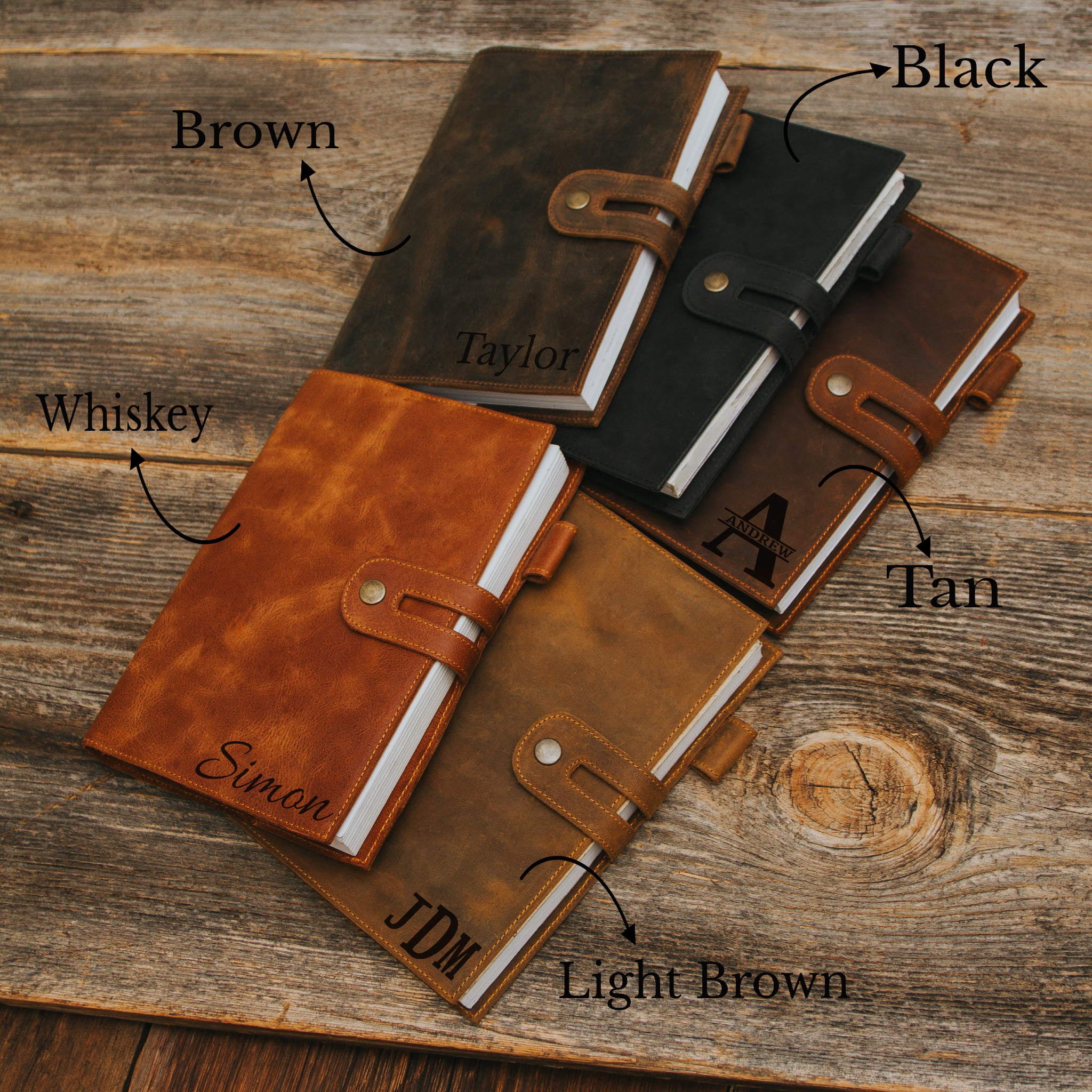 Leather notebooks 