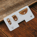 Light brown cable organizer