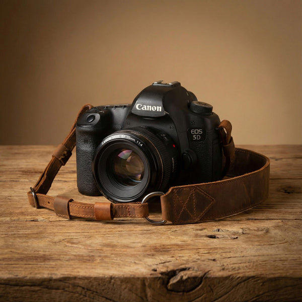 Personalized Leather Camera Strap