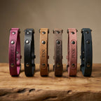 Personalized Leather Dog Collar