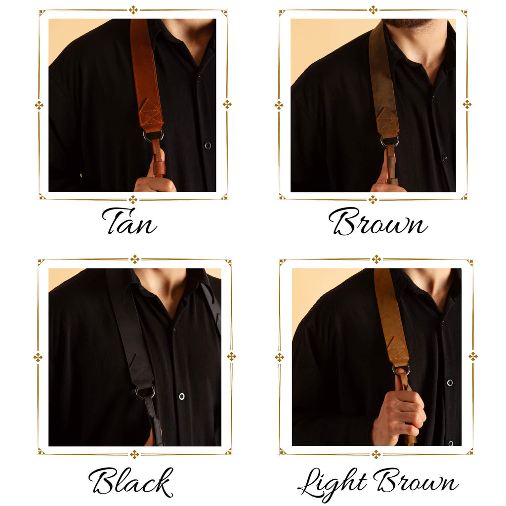 Leather camera straps