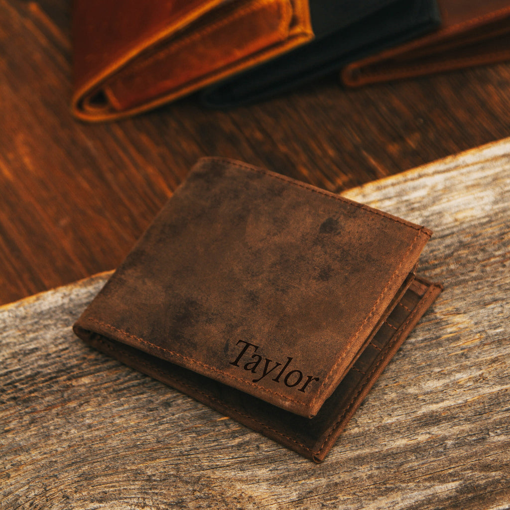 Brown leather wallet 
