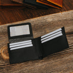 Black leather wallet 