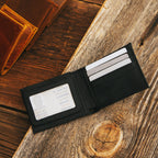 Black leather wallet 