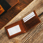 Brown leather wallet 