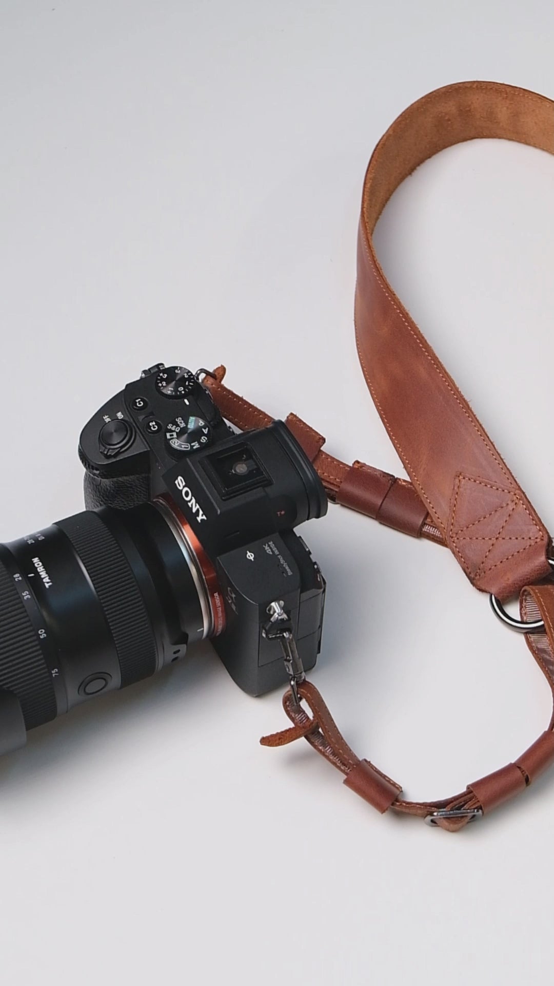 Personalized Leather Camera Strap